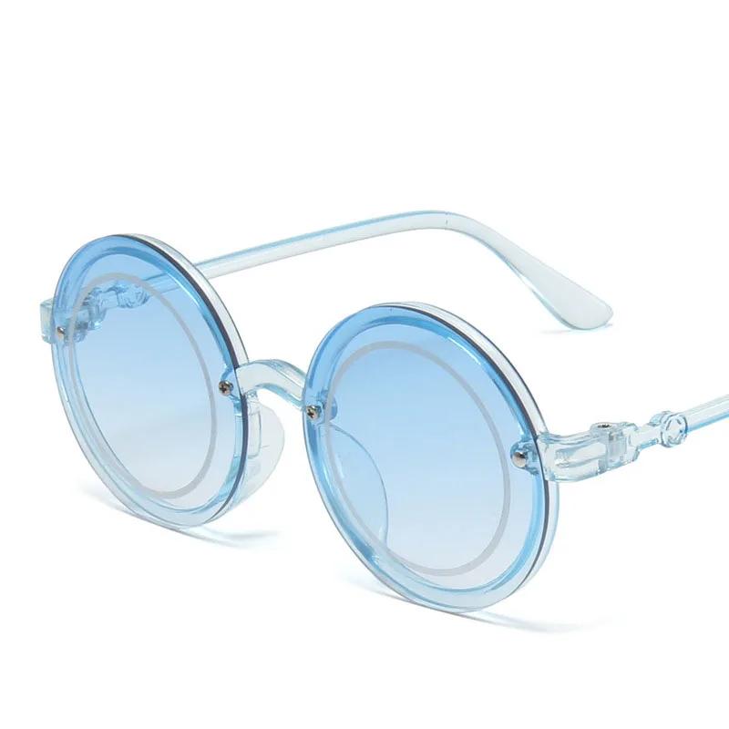 Round Vintage Children Sunglasses for Baby Girl Oversized Sunglasses Retro Kids Gafas De Sol 2022 Child Cute Sun Gla